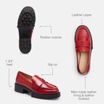 Женские лоферы COACH Leah на платформе, Ruby - фото 3