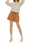 Кожаные шорты Harper цвета кэмел Sixty One, коричневый - фото 3