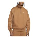 Куртка Nike Solo Swoosh 1/4-zip sweatshirt 'Orange Brown', оранжевый - фото