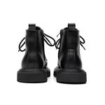 Черные мужские ботинки GZZ, черные однослойные туфли - фото 6