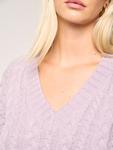 Свитер ABOUT YOU x Laura Giurcanu Mila, сиреневый - фото 3