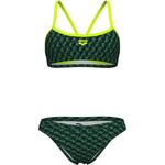 Бикини-Топ с монограммой и бандо Arena, мультиколор - фото