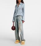 Шерстяные сандалии-танкетки Acne Studios, Canary Yellow - фото 3