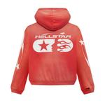 Худи Hellstar Studios Zip Hoodie Red, красный - фото 2