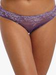 Кружевные бикини Embrace Lace Wacoal, Grape Compote Multi - фото