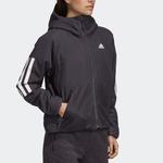 Стеганая куртка женская черная Adidas - фото 6