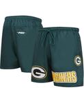 Мужские зеленые тканые шорты Green Bay Packers Pro Standard - фото 2