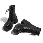 Ботинки Martin Boot женские A Poinsettia Princess, черный - фото 8