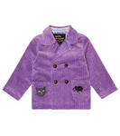 Вельветовая куртка Mini Rodini, фиолетовый - фото