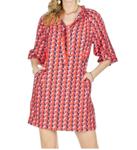 Платье с рюшами на горловине в стиле Mod Pop Jade, Mod Pop - фото