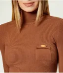 Платье Elisabetta Franchi, коричневый - фото 3