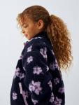 Детская куртка из флиса Borg с цветочным принтом John Lewis, Blue - фото 5