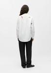 Блуза Object Button-down blouse, White - фото 3