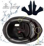 Шлем для мотоцикла stdpcxz, красный - фото 5