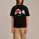 Футболка bear in love classic tee 'black white' Palm Angels, черный - фото 3