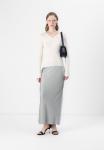 Юбка Samsøe Samsøe AGNETA SKIRT, Limestone/Silver-Coloured - фото 2