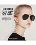 Солнцезащитные очки Ray-Ban Aviator с обратной стороны, 62 мм, черный - фото 7
