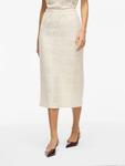 Юбка длиной до колена Vila, кремовый - фото 2