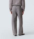 Джинсы с широкими штанинами Lemaire, Heather - фото 4