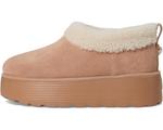 Женские клоги Stuart Weitzman Socharming Shearling Flatform, New Camel/Cream - фото 4