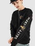 Флисовый пуловер Salty Crew Tentacles Crew Fleece Pullover, black - фото 4