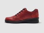 Women's Dr Wellness Zip-Up Leather Shoes In Red KCR Group - фото 2