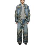 Широкие джинсы Acne Studios, коричневый - фото 4