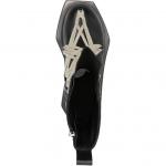 Шнурованные ботинки на платформе RICK OWENS, черный - фото 6