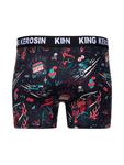 Трусы боксеры King Kerosin Boxershorts Rockabilly Devil, черный - фото 2