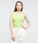 Топ Pinko regular fit, зеленый - фото 3