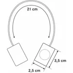 Держатель штор Magno Gerster, никелевый/матовый - фото 3