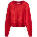 CALVIN KLEIN Свитер Женский Закатный Красный, XAT-Красный - фото 2