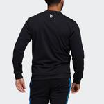 Толстовка мужская черная Adidas, черный - фото 3