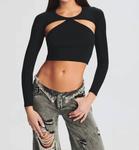 Сьерра топ черный SER.O.YA - фото