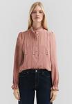 Блуза QS Button-down blouse, Altrosa/Pink - фото