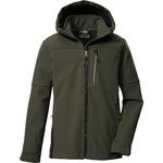 Functional jacket kow 226 bys sftshll jckt Killtec, цвет dunkeloliv - фото