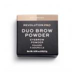 Пудра для бровей Duo Soft Brown, Revolution Pro - фото 3