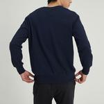 Рубашка Essentials французский трикотаж 3 полоски свитшот Adidas, черный - фото 4