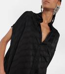 Платье-рубашка миди BB BALENCIAGA, черный - фото 4