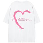 Футболка унисекс без принта, темно-синяя с правым сердцем - фото 8