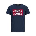 Футболка Jack & Jones Corp Logo 3 Pack, синий - фото