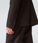 Жакет из габардина из чистой шерсти Prada, Ebano - фото 6