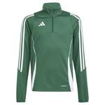 Толстовка adidas Tiro24 Half Zip, зеленый - фото