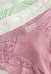 Трусы Next KNICKERS 3 PACK, Green/Pink/Pink - фото 5