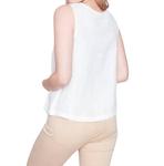 Льняная майка белого цвета CHARLIE B - фото 2