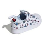 Кроссовки Adidas Hello Kitty X Superstar 360 C 'White Allover Print', белый/голубой - фото 3