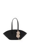 Сумка Mango WITH FLOWER CHARM, Black - фото