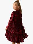 Детское платье миди с длинными рукавами и ярусами Angel & Rocket - фото 3