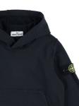 Толстовка с капюшоном Stone Island Junior Compass-badge, черный - фото 3
