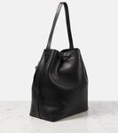 Сумка-ведро из кожи Belvedere The Row, Black Shg - фото 4